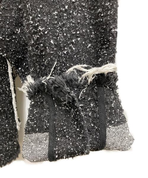 SLY JEANS（スライ ジーンズ）SLY JEANS (スライ ジーンズ) グレイン ツイード ジャケット ブラック サイズ:不明の古着・服飾アイテム