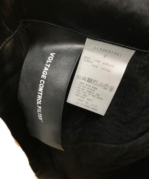 VOLTAGE CONTROL FILTER（ヴォルテージ コントロール フィルター）VOLTAGE CONTROL FILTER (ヴォルテージ コントロール フィルター) サテンエプロンワンピース ブラック サイズ:FREEの古着・服飾アイテム