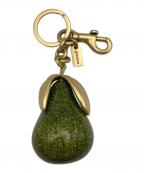 COACHコーチ）の古着「ペアーバッグチャーム」｜グリーン