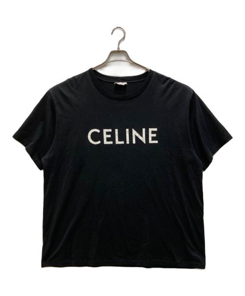 CELINE（セリーヌ）CELINE (セリーヌ) ルーズTシャツ ブラック サイズ:XXLの古着・服飾アイテム