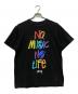 stussy（ステューシー）の古着「NO MUSIC NO LIFE Tee」｜ブラック