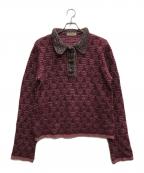 NAMACHEKOナマチェコ）の古着「Swey Polo in Pistachio」｜ピンク