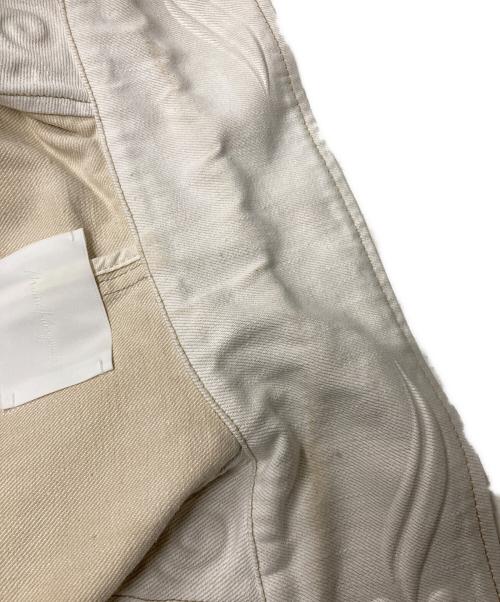 Mame Kurogouchi（マメクロゴウチ）mame kurogouchi (マメクロゴウチ) Floral Embossed Short Denim Jacket ホワイト サイズ:1の古着・服飾アイテム