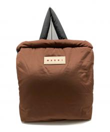 MARNI（マルニ）の古着「PUFF2WAYバッグ」｜ブラウン