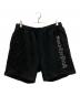 THE BLACK EYE PATCH（ブラックアイパッチ）の古着「ロゴラインストーンショーツ」｜ブラック
