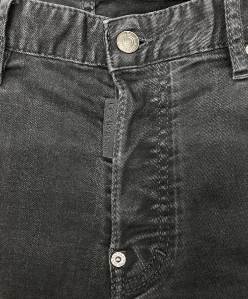 DSQUARED2（ディースクエアード）DSQUARED2 (ディースクエアード) Black Skater Jeans ブラック サイズ:50の古着・服飾アイテム