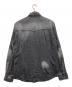 DSQUARED2 (ディースクエアード) ダメージデニムウエスタンシャツ ブラック サイズ:52：17000円