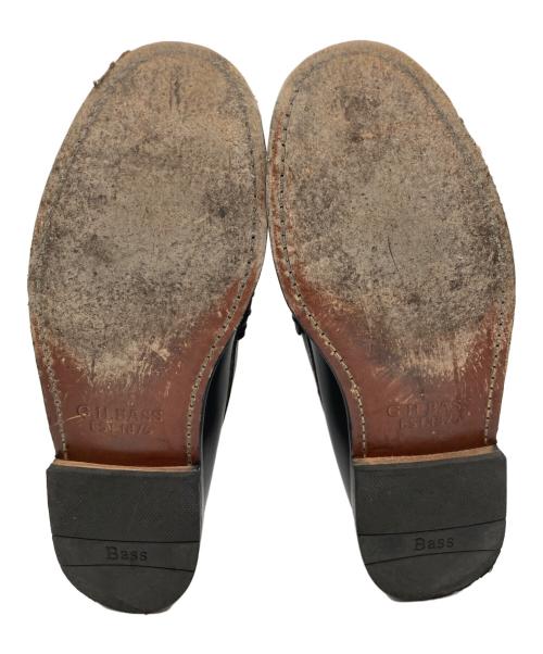 G.H.BASS&CO.（ジー・エイチ・バス・コー）G.H.BASS&CO. (ジー・エイチ・バス・コー) LARSON ローファー ブラック×ホワイト サイズ:EU41の古着・服飾アイテム