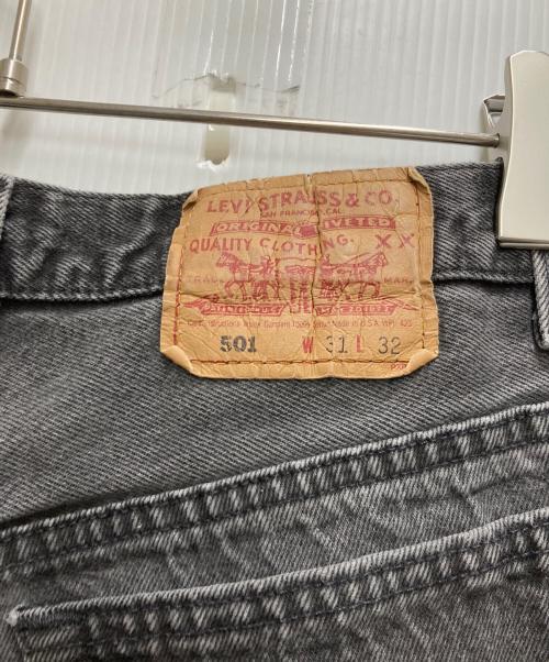 LEVI'S（リーバイス）LEVI'S (リーバイス) 90s 501ブラックデニムパンツ ブラック サイズ:78.5cm (W31)の古着・服飾アイテム