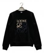 LOEWEロエベ）の古着「アナグラム スウェットシャツ」｜ブラック