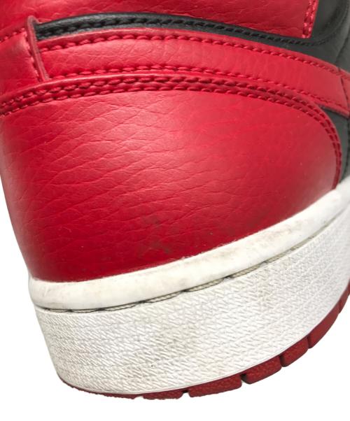 NIKE（ナイキ）NIKE (ナイキ) AIR JORDAN 1 MID レッド×ブラック サイズ:US 10の古着・服飾アイテム