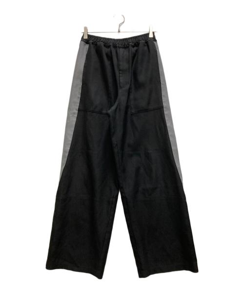 SYUMAN.（シュウマン）SYUMAN. (シュウマン) STAMP-LESS motocross pants ブラック サイズ:表記無しの古着・服飾アイテム
