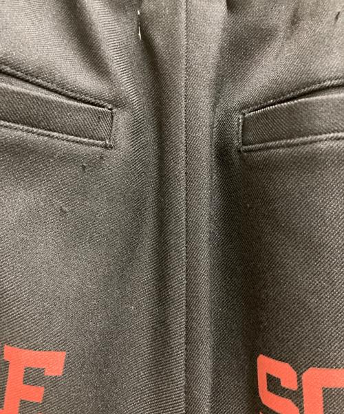 SYUMAN.（シュウマン）SYUMAN. (シュウマン) STAMP-LESS motocross pants ブラック サイズ:表記無しの古着・服飾アイテム
