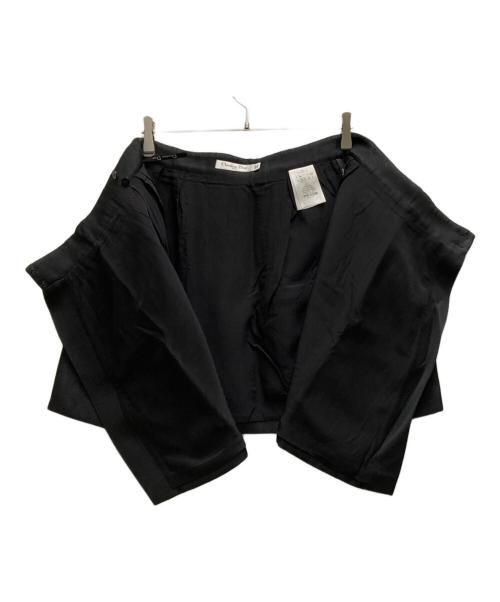 Christian Dior（クリスチャン ディオール）Christian Dior (クリスチャン ディオール) タックミニスカート ブラック サイズ:36の古着・服飾アイテム
