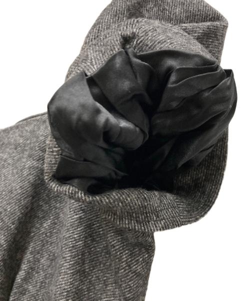 Christian Dior（クリスチャン ディオール）Christian Dior (クリスチャン ディオール) ショートスリーブ ツイードドレス グレー サイズ:38の古着・服飾アイテム