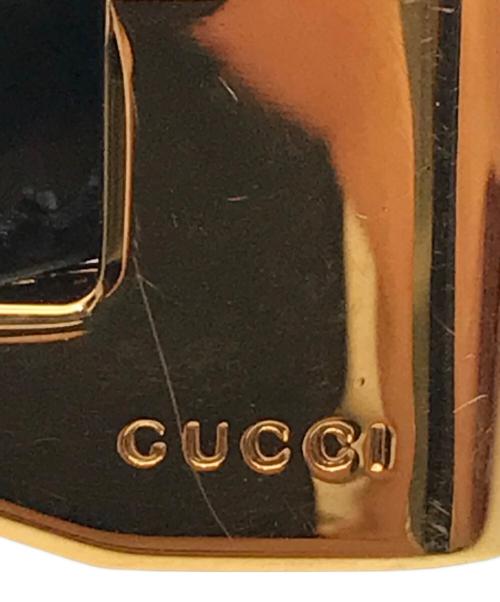 GUCCI（グッチ）GUCCI (グッチ) リボンバックル レザーベルト ブラック サイズ:85・34の古着・服飾アイテム