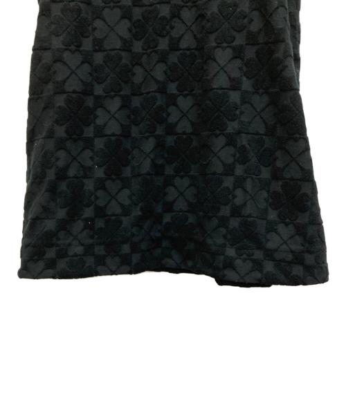 masu（エムエーエスユー）MASU (エムエーエスユー) CLOVER PILE VEST ブラック サイズ:44の古着・服飾アイテム