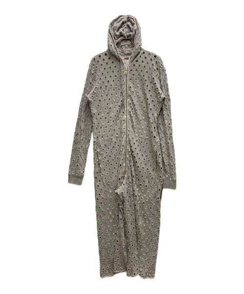 RANDY（ランディー）Randy (ランディー) COVER HODDIE JUMP SUIT グレー サイズ:FREEの古着・服飾アイテム