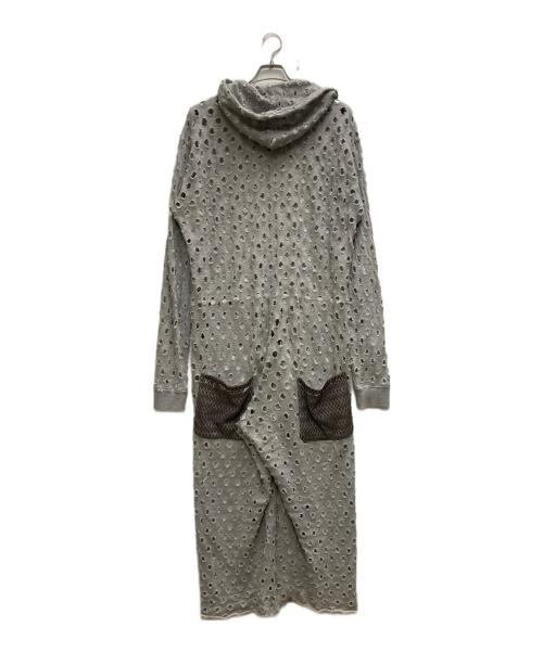 RANDY（ランディー）Randy (ランディー) COVER HODDIE JUMP SUIT グレー サイズ:FREEの古着・服飾アイテム