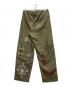 SAMUEL ZELIG (サミュエル ゼリグ) Amy Green Canvas Pant with Multicolor Embroidery オリーブ サイズ:XL：33000円