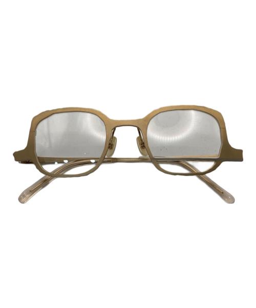 MASAHIROMARUYAMA（マサヒロマルヤマ）MASAHIROMARUYAMA (マサヒロマルヤマ) 眼鏡 ゴールド サイズ:46□24の古着・服飾アイテム