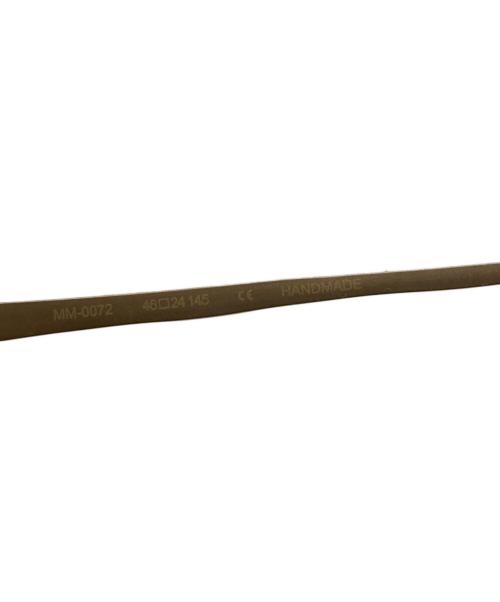 MASAHIROMARUYAMA（マサヒロマルヤマ）MASAHIROMARUYAMA (マサヒロマルヤマ) 眼鏡 ゴールド サイズ:46□24の古着・服飾アイテム