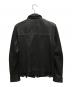 nano・universe (ナノ・ユニバース) シープスキンレザージャケット ブラック サイズ:Ｍ：6000円