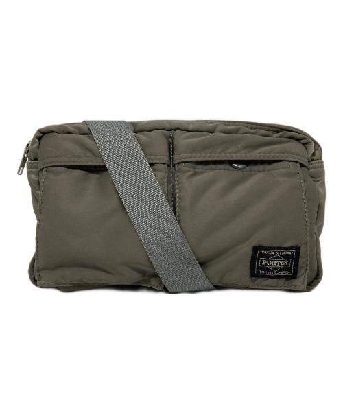 PORTER（ポーター）PORTER (ポーター) WAIST BAG カーキの古着・服飾アイテム