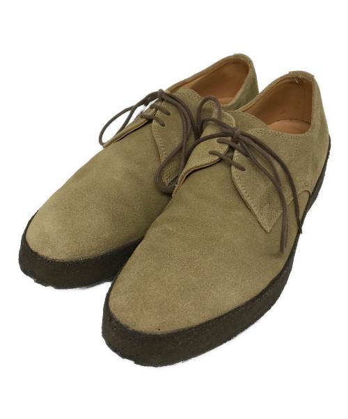 SANDERS（サンダース）SANDERS (サンダース) スウェードシューズ ベージュ サイズ:US 8 1/2の古着・服飾アイテム