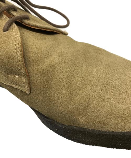 SANDERS（サンダース）SANDERS (サンダース) スウェードシューズ ベージュ サイズ:US 8 1/2の古着・服飾アイテム