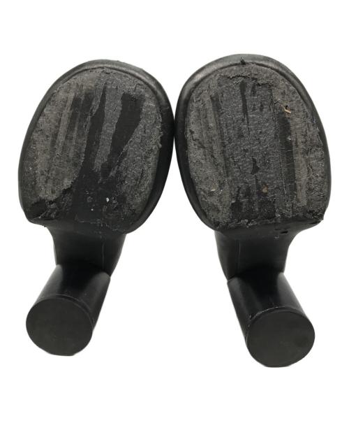 UN3D.（アンスリード）UN3D. (アンスリード) バックジップブーツ ブラック サイズ:表記無(38相当)の古着・服飾アイテム