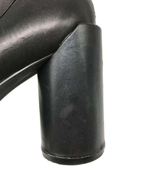 UN3D.（アンスリード）UN3D. (アンスリード) バックジップブーツ ブラック サイズ:表記無(38相当)の古着・服飾アイテム