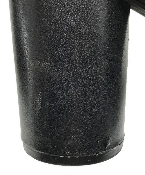 UN3D.（アンスリード）UN3D. (アンスリード) バックジップブーツ ブラック サイズ:表記無(38相当)の古着・服飾アイテム