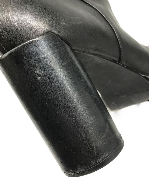 UN3D.（アンスリード）UN3D. (アンスリード) バックジップブーツ ブラック サイズ:表記無(38相当)の古着・服飾アイテム