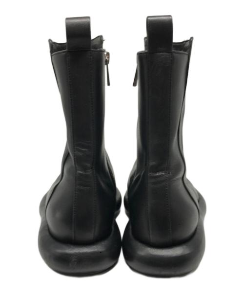 UN3D.（アンスリード）UN3D. (アンスリード) サイドジップブーツ ブラック サイズ:表記無(38相当)の古着・服飾アイテム