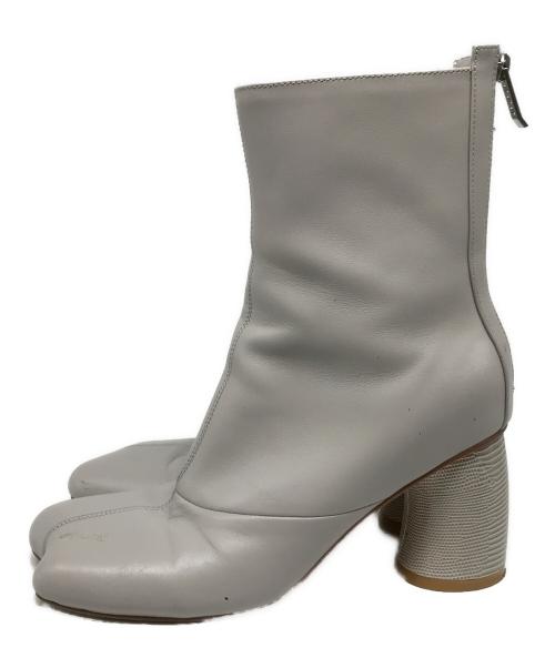 UN3D.（アンスリード）UN3D. (アンスリード) SPLIT TOE BOOTS グレー サイズ:表記無(38相当)の古着・服飾アイテム