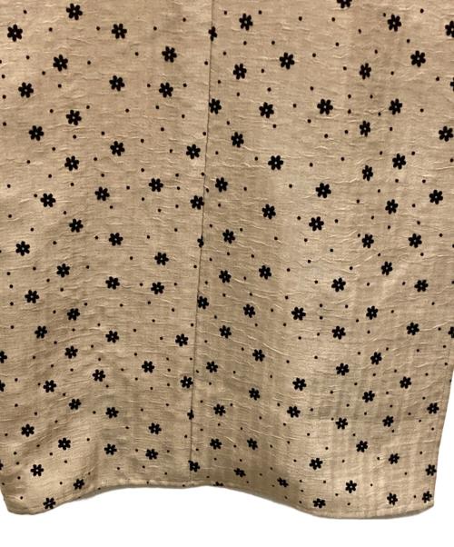 Rosarymoon（ロザリームーン）Rosarymoon (ロザリームーン) Flocky Flower Cami Dress ブラウン サイズ:FREEの古着・服飾アイテム