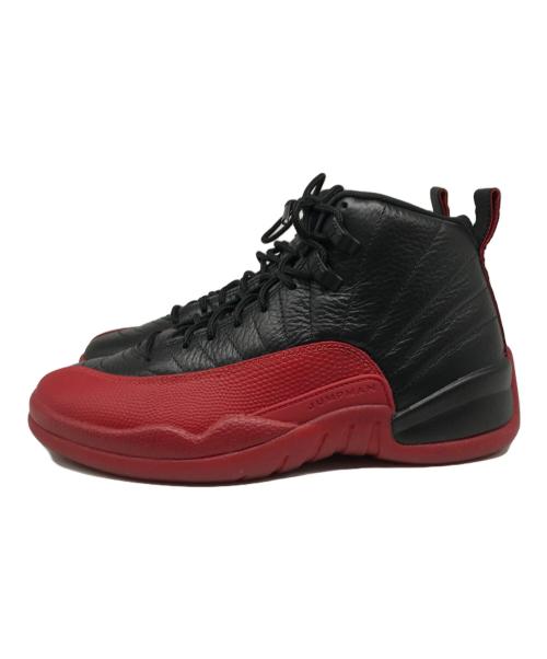 NIKE（ナイキ）NIKE (ナイキ) AIR JORDAN 12 “Flu Game” ブラック×レッド サイズ:US 8の古着・服飾アイテム