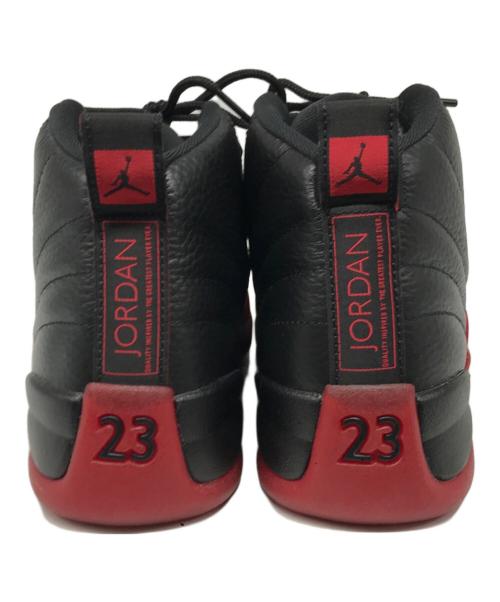 NIKE（ナイキ）NIKE (ナイキ) AIR JORDAN 12 “Flu Game” ブラック×レッド サイズ:US 8の古着・服飾アイテム