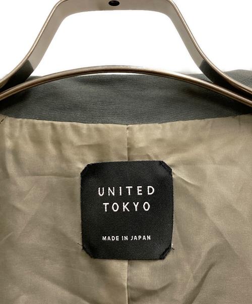 UNITED TOKYO（ユナイテッドトーキョー）UNITED TOKYO (ユナイテッドトーキョー) ジップアップブルゾンジャケット グリーン サイズ: Freeの古着・服飾アイテム