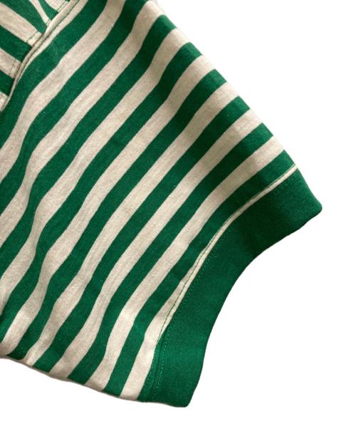 F/CE.（エフシーイー）F/CE. (エフシーイー) OHFCEボーダーTEE ホワイト×グリーン サイズ:Sの古着・服飾アイテム