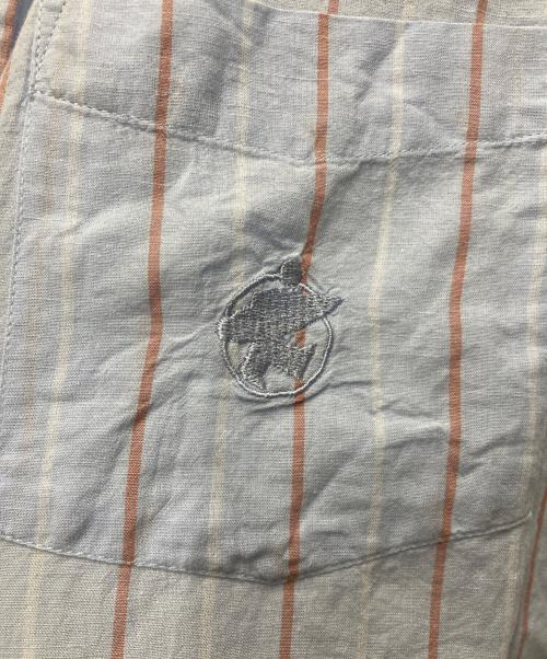 stussy（ステューシー）stussy (ステューシー) Classic striped shirt ブルー サイズ:Mの古着・服飾アイテム