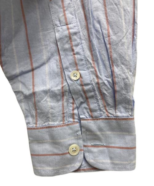 stussy（ステューシー）stussy (ステューシー) Classic striped shirt ブルー サイズ:Mの古着・服飾アイテム