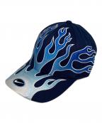 NIKEナイキ）の古着「Structured OG Flame Cap」｜ネイビー