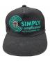 中古・古着 SIMPLY COMPLICATED (シンプリーコンプリケイティド) ロゴキャップ ブラック：8000円