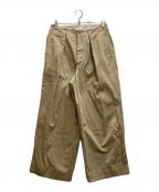 MARKAWAREマーカウェア）の古着「41 KHAKI WIDE ORGANIC COTTON DRILL」｜ベージュ