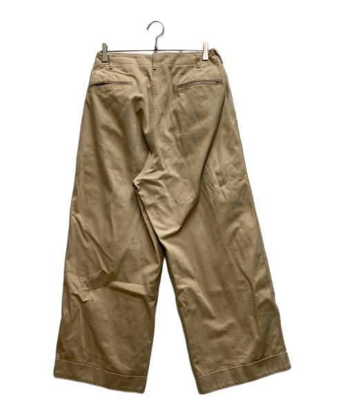 MARKAWARE（マーカウェア）MARKAWARE (マーカウェア) 41 KHAKI WIDE ORGANIC COTTON DRILL ベージュ サイズ:2の古着・服飾アイテム