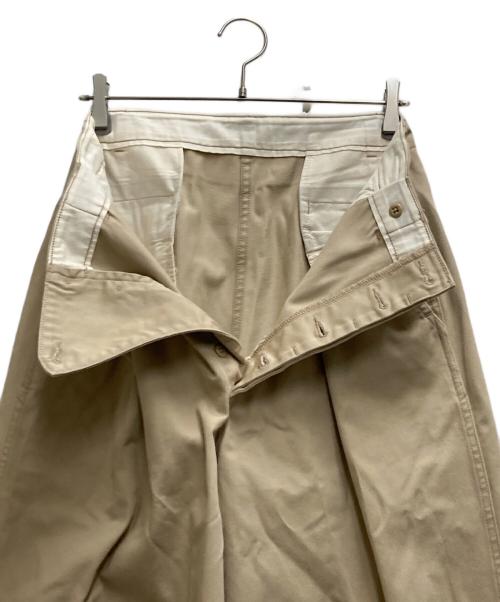 MARKAWARE（マーカウェア）MARKAWARE (マーカウェア) 41 KHAKI WIDE ORGANIC COTTON DRILL ベージュ サイズ:2の古着・服飾アイテム