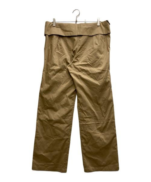 CONSISTER（コンシステ）CONSISTER (コンシステ) WIDE LAPEL TROUSERS ベージュ サイズ:FREEの古着・服飾アイテム
