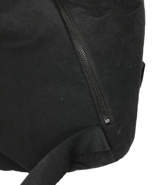 SLOW（スロウ）SLOW (スロウ) Span Nylon Draw String Day Pack ブラックの古着・服飾アイテム